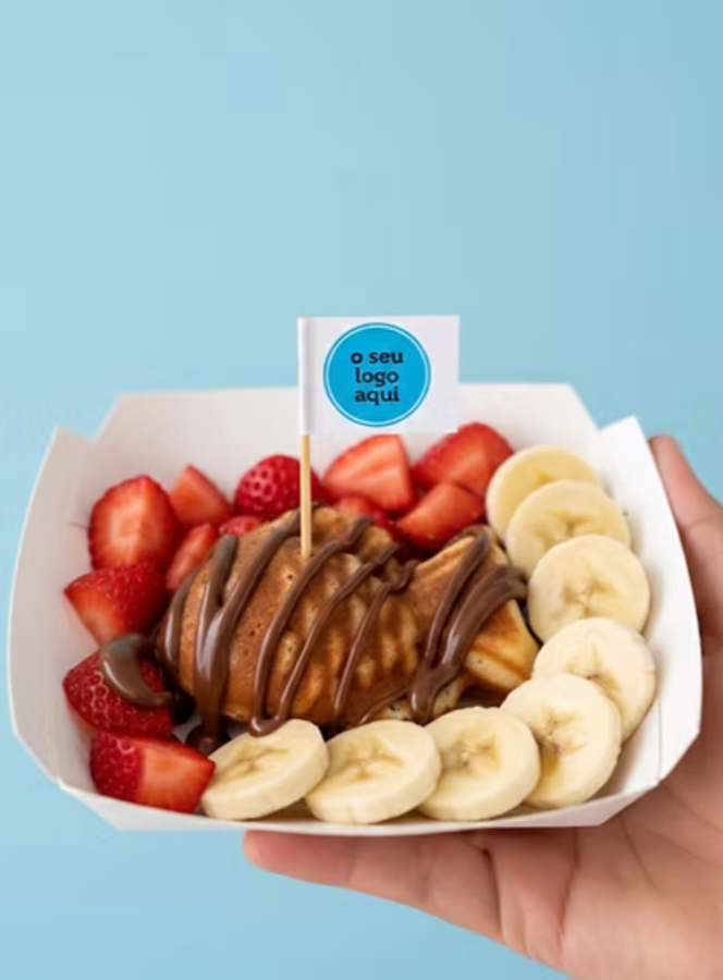 Mini Waffle de Peixinhos